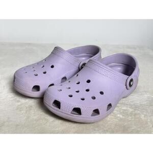 Crocs Classic Clogs Lavender Purple Water Comfort Shoe Juniors Size 2
